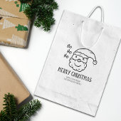 Modern Merry Kerstmis Rubberstempel