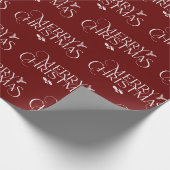 Modern Merry kerstsms met heilig, pijnlijk Cadeaupapier (Hoek)