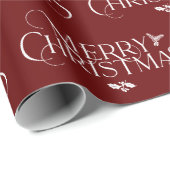 Modern Merry kerstsms met heilig, pijnlijk Cadeaupapier (Rol Hoek)