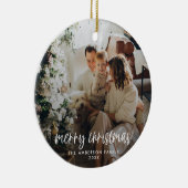 Modern Merry kerstversiering Keramisch Ornament (Rechts)