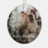 Modern Merry kerstversiering Keramisch Ornament (Links)