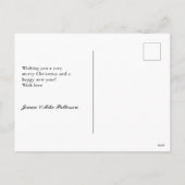 Modern Merry Married customer specific photo  Feestdagenkaart (Achterkant)