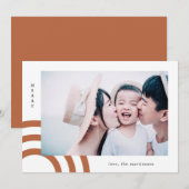 Modern Merry Oranje Terracotta (Voorkant / Achterkant)