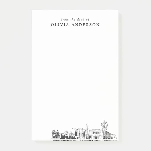 Modern Mesa Arizona Professioneel Gift Gepersonali Post-it® Notes (Voorkant)