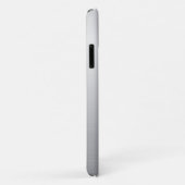 Modern Metaal Zilver Zwart Case-Mate iPhone Case (Achterkant/rechts)