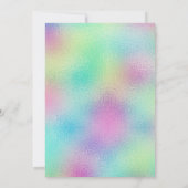 Modern Metallic Folie Itinerary Weduwen Welkom Inv Kaart (Achterkant)