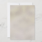 Modern Metallic Folie Itinerary Weduwen Welkom Inv Kaart (Achterkant)