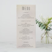 Modern Metallic Folie Wedding Vrijgezellenfeest Me Menu (Staand voorkant)