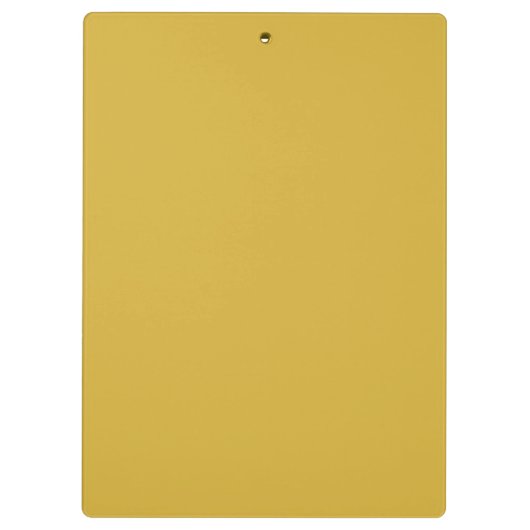 Modern Metallic Gold Clipboard with Custom Text Klembord (Achterkant)