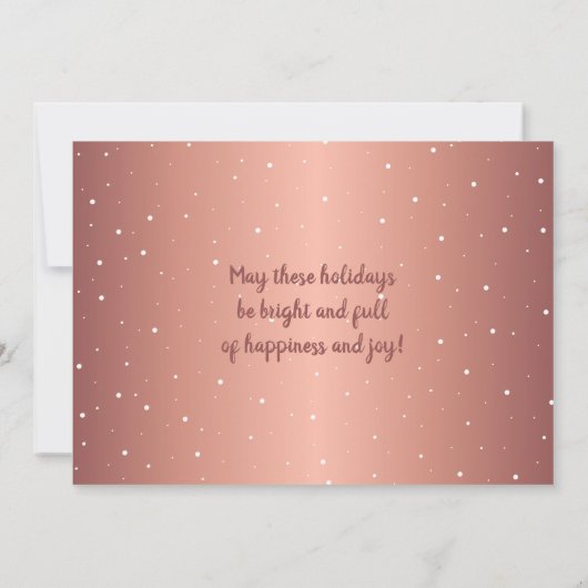 Modern Metallic Heart Snowflake (Achterkant)