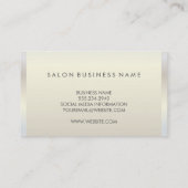 Modern Metallic Lux Visitekaartje (Achterkant)