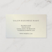 Modern Metallic Lux Visitekaartje (Achterkant)