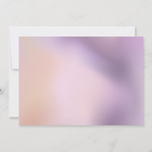 Modern metallic patroon roze en goud notitiekaartje (Achterkant)