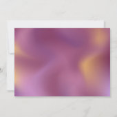 Modern metallic patroon roze en goud notitiekaartje (Achterkant)