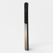 Modern metallisch Abstract patroon met monogram Case-Mate iPhone Case (Achterkant/links)