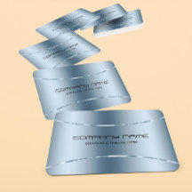 Modern metallisch blauw Roestvrij staal Kijk 2