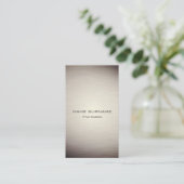 Modern metallisch bruin goud - verticaal Visitekaa Visitekaartje (Staand voorkant)