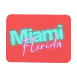 Modern Miami Neon Lights Magneet