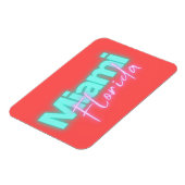 Modern Miami Neon Lights Magneet (Linkerzijde)