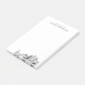 Modern Miami Professional Gift gepersonaliseerd Post-it® Notes (Schuin)