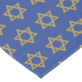 Modern Mid Blue | Chanoeka | STER OF DAVID Tafelkleed (Gekanteld)