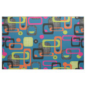 Modern Mid Century Funky geometrisch patroon Stof (Fat Quarter)