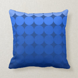Modern Mid-Century mod pop gradiënt kussen blauw