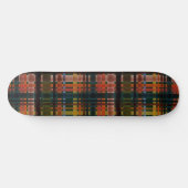 Modern Midcentury Madras Persoonlijk Skateboard (Horizontaal)