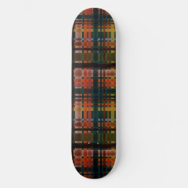 Modern Midcentury Madras Persoonlijk Skateboard