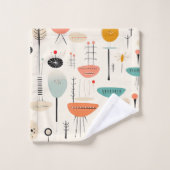 Modern midden eeuw bad handdoek (Wasdoekje)