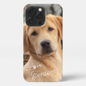 Modern Mijn beste vriend Afbeelding Dog Love Paw P iPhone Hoesje (Achterkant)