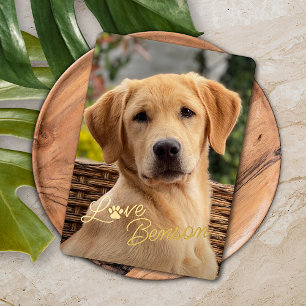 Modern Mijn Beste Vriend Afbeelding Liefde Pauw Pr Folie Feestdagenkaart