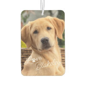 Modern Mijn Beste Vriend Afbeelding Liefde Pauw Pr Luchtverfrisser (Achterkant)