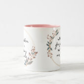 Modern Mijn moeder is een wandelende Miracle Coffe Tweekleurige Koffiemok (Center)