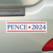 Modern Mike Pence 2024 US-President Bumpersticker (Op auto)