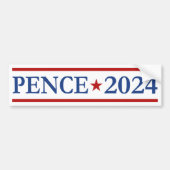 Modern Mike Pence 2024 US-President Bumpersticker (Voorkant)