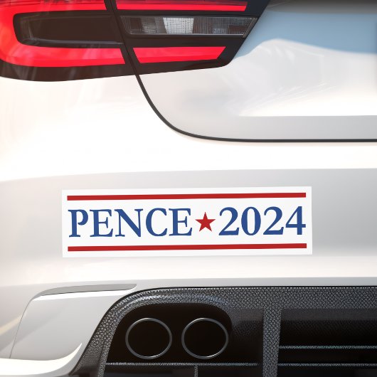 Modern Mike Pence 2024 US-President Bumpersticker