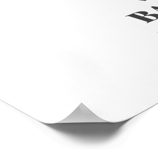 Modern Milk Pancake Brunch Baby shower Welkom Poster (Hoek)