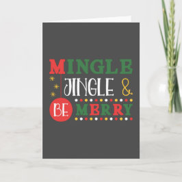 Modern Mingle & Jingle Holiday Kaart