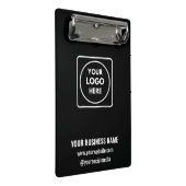 Modern mini bedrijfslogo merk klembord (Schuin)