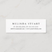 Modern Mini Makeup, artiest rode lippen Mini Visitekaartje (Achterkant)