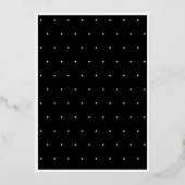 Modern Minimaal 30 Script Verjaardag Goud Folie Uitnodiging (Achterkant)
