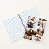 Modern minimaal 8 foto elegant notitieboek (Binnen)