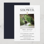 MODERN MINIMAAL AANGEPASTE FOTO-KOPPELS WINKELEN I BEDANKKAART (Voorkant / Achterkant)