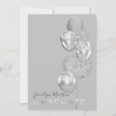 Modern minimaal Afstuderen voor eenvoudige dekking Kaart (Achterkant)