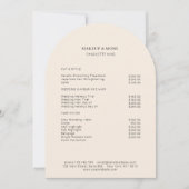 Modern, Minimaal, Beige, Salon prijslijst Kaart (Voorkant)