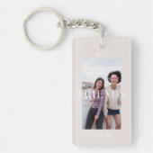 Modern minimaal | Beste vrienden voor altijd Schat Sleutelhanger (Voorkant)