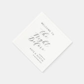 Modern Minimaal de avond ervoor Servet (Hoek)