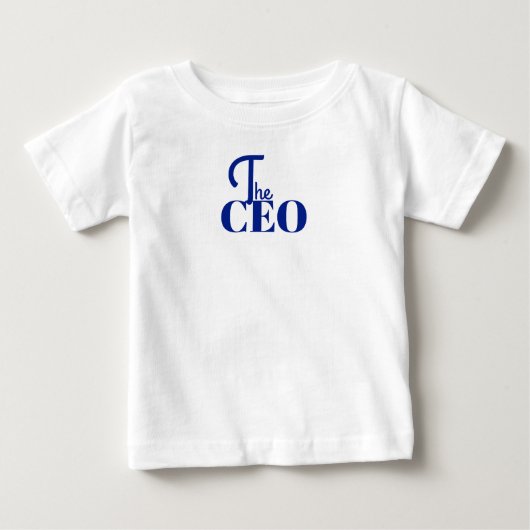 Modern Minimaal De CEO Blauw (Voorkant)