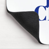 Modern Minimaal De CEO Blauw Muismat (Hoek)